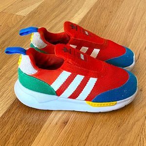 Toddler Original Adidas FX4959 - Adidas x Lego ZX 360 C Shoes Bold Orange